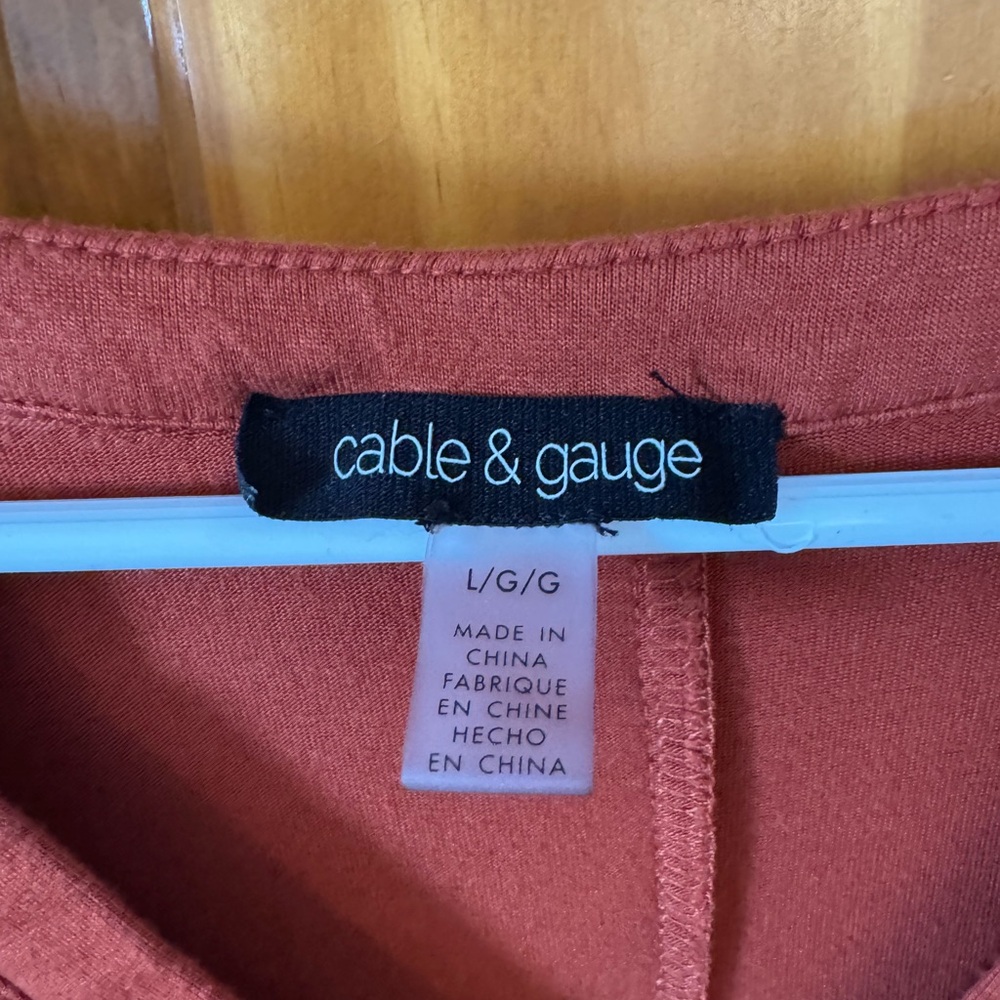 Cable & Gauge Terracotta Blouse